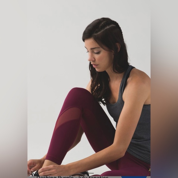 Lululemon mesh cut outs leggings - Picture 1 of 15